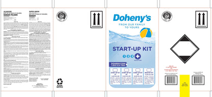Doheny's Ultimate Pool Opening Start-Up Kit | Includes Metal Out, Spring Control, Clarifier & Super Shock | Prevents Stains, Rust & Scale | Free Test Strips | Pro-Grade Pool Chemicals