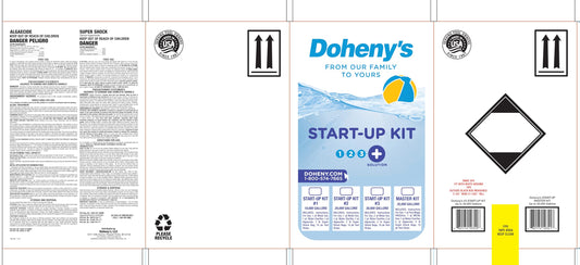 Doheny's Ultimate Pool Opening Start-Up Kit | Includes Metal Out, Spring Control, Clarifier & Super Shock | Prevents Stains, Rust & Scale | Free Test Strips | Pro-Grade Pool Chemicals