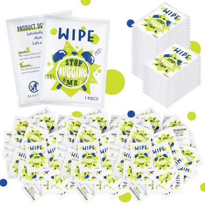 Tondiamo 200 Pcs Peppermint Wipes Mint Travel Individually Wrapped Bulk Wipes for Summer Outdoors Long Lasting Comfortable Hiking