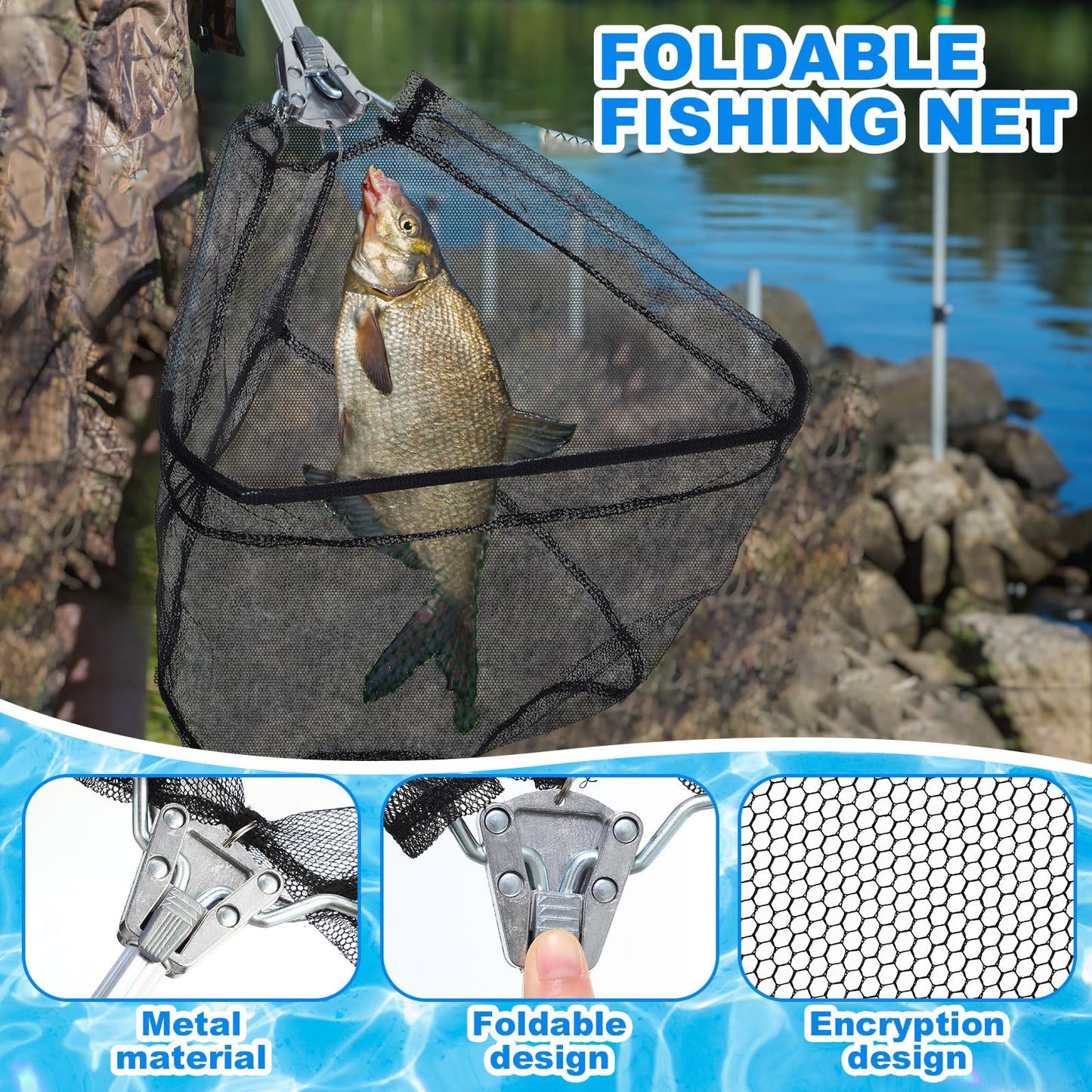 LaRandom 51 Pcs Fishing Pole Combo 6.89ft Telescopic Rods Set Collapsible Fishing Rods with Plier Lip Gripper Lures Carrier Bag Pre Loaded Spinning Reel with Freshwater Rod and Reel Combos Kit (Red)