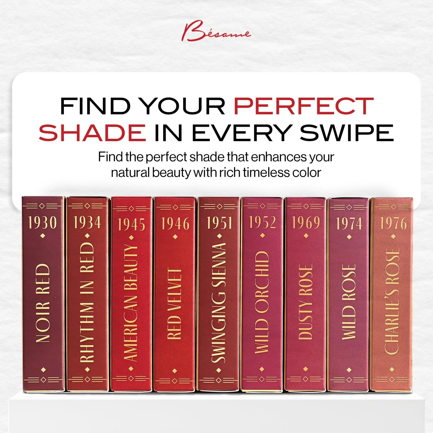 BESAME COSMETICS Rhythm In Red Lipstick - 1934