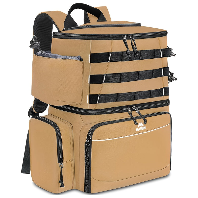 Fishing Tackle Backpack with Rod Holders & Cooler-0
