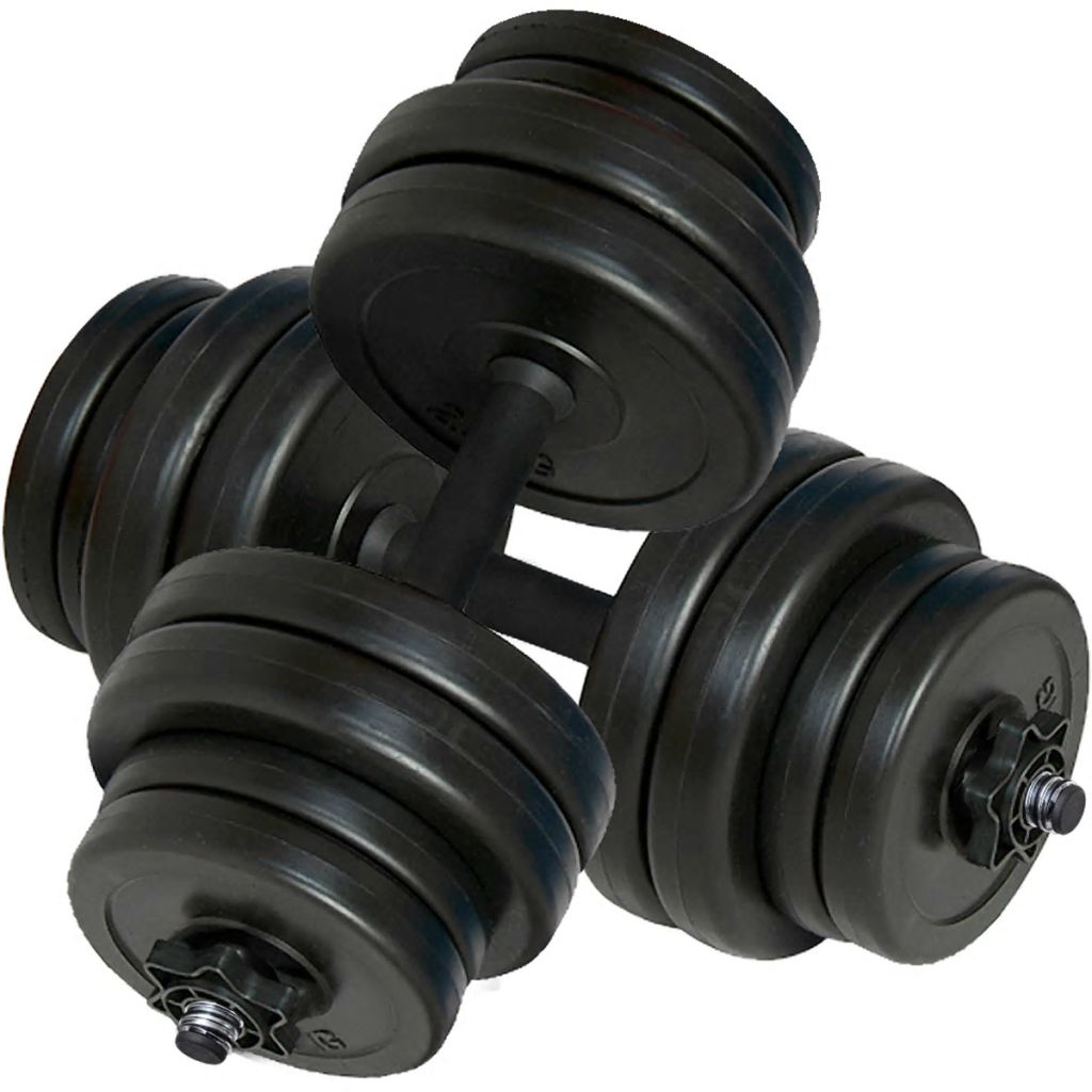 vidaXL Dumbbells 2x33.1 lb-0