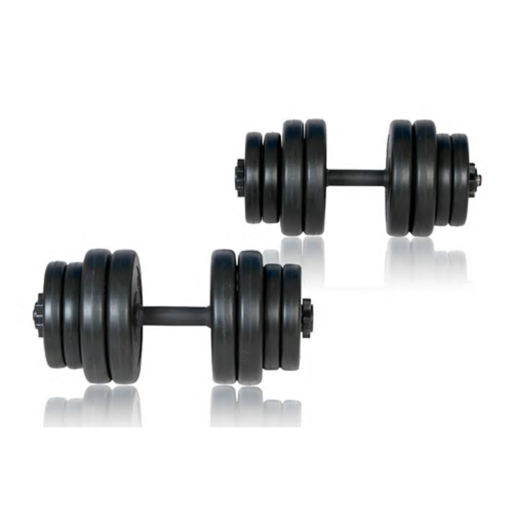 vidaXL Dumbbells 2x33.1 lb-1