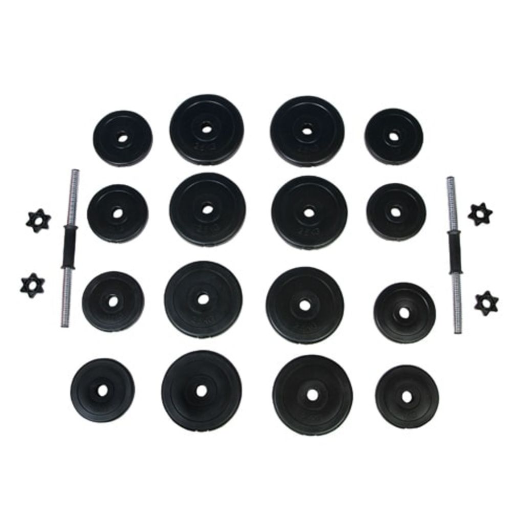 vidaXL Dumbbells 2x33.1 lb-2