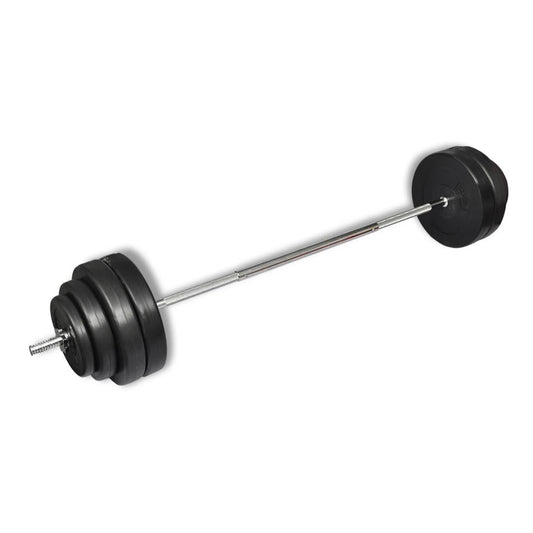 vidaXL Barbell with Plates Set 132.3 lb-0