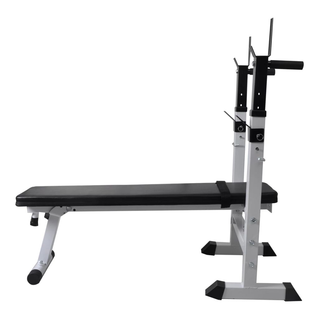 vidaXL Fitness Workout Bench Straight Weight Bench-2