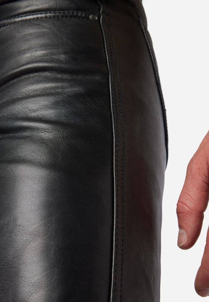 Jagr Men's Sheep Leather Pants-3