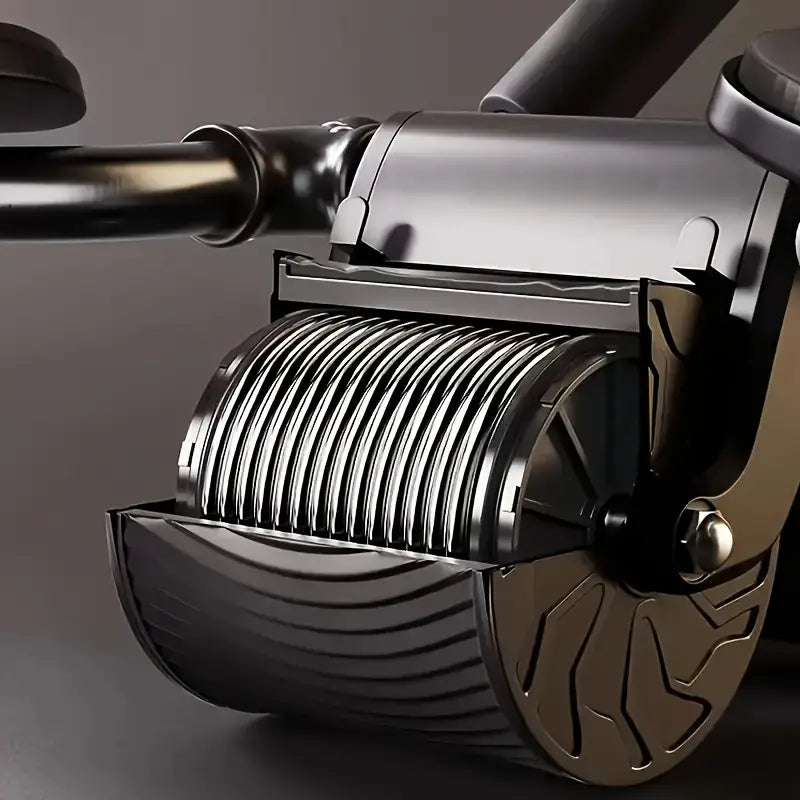 Automatic Rebound Abdominal Wheel with Elbow Pad-1