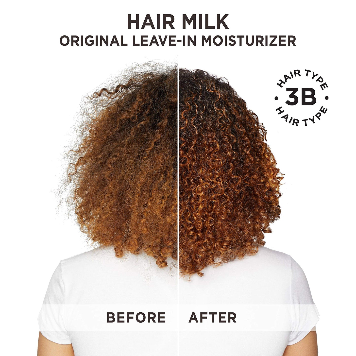 Curly Hair Products by Carol's Daughter, Hair Milk Original Leave-In Moisturizer for Curls, Coils and Waves with Agave and Shea Butter, 8 Fl Oz (Packaging May Vary)