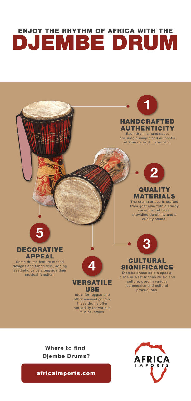 D'Jembe Drum: Medium 16-18"