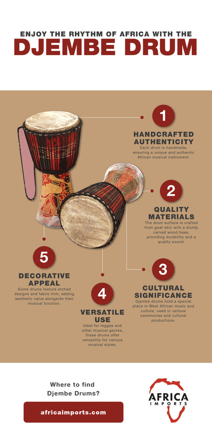 D'Jembe Drum: Medium 16-18"