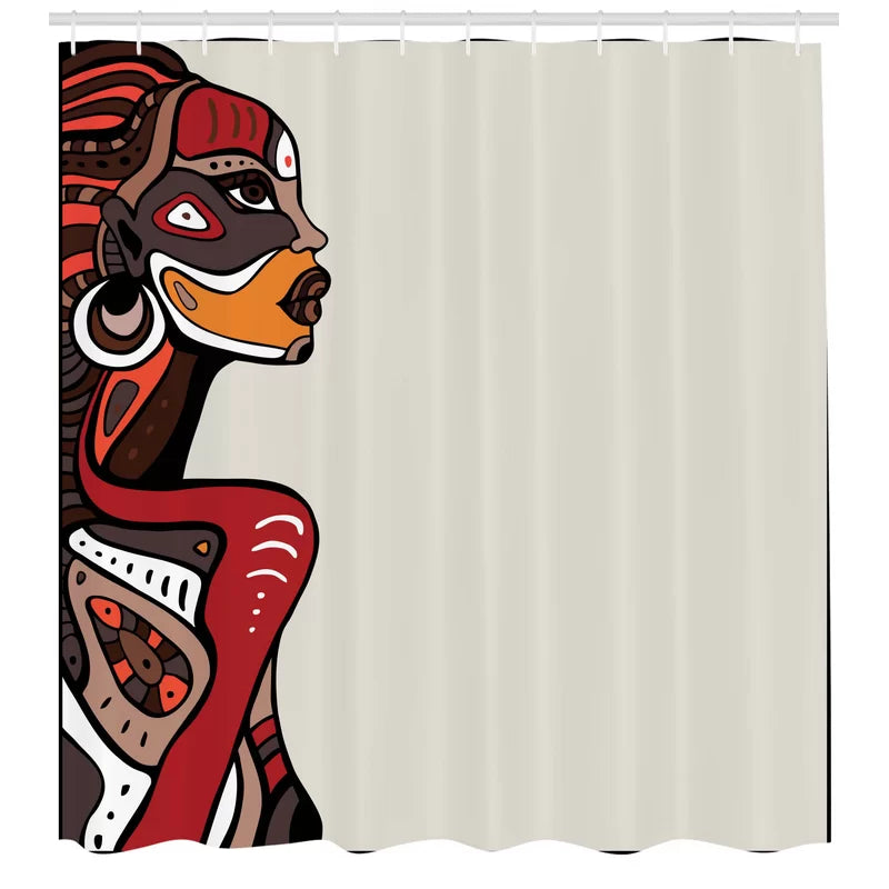 Avia Shower Curtain with Hooks Included