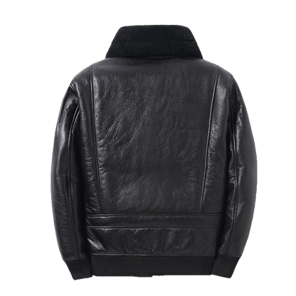 Aviator B6 Men's Pilot Genuine Leather Jacket-3