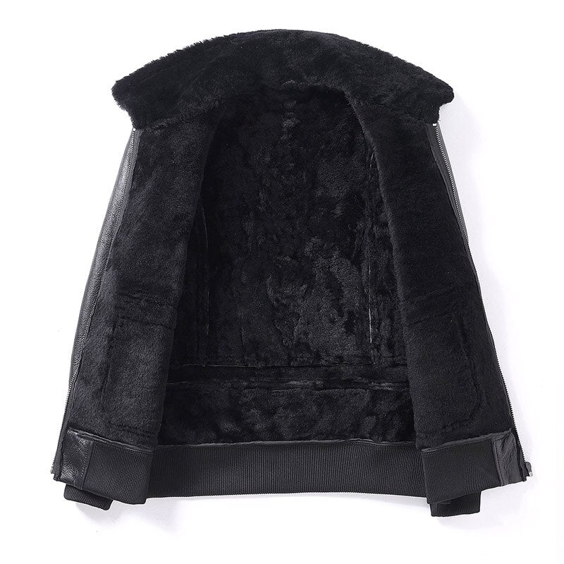 Aviator B6 Men's Pilot Genuine Leather Jacket-1