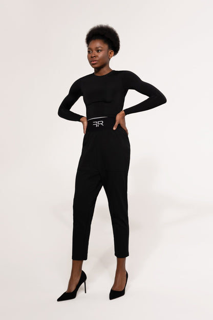 Wide-Leg Cotton-Blend Pants — a timeless and elegant addition to your collection