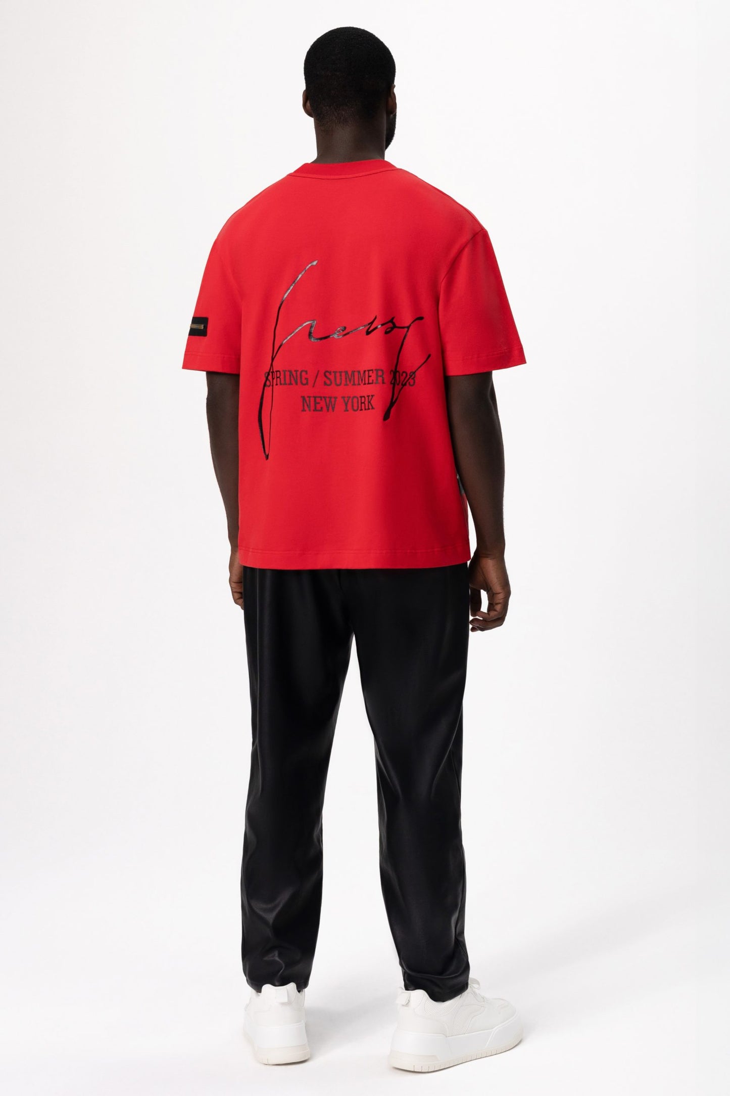 Freisi Fire Red T-Shirt-A striking blend of vibrant color
