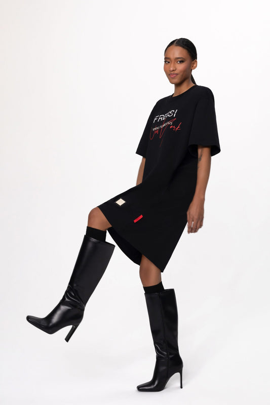 Experience the perfect blend of comfort and style with Freisi Relaxed Dress