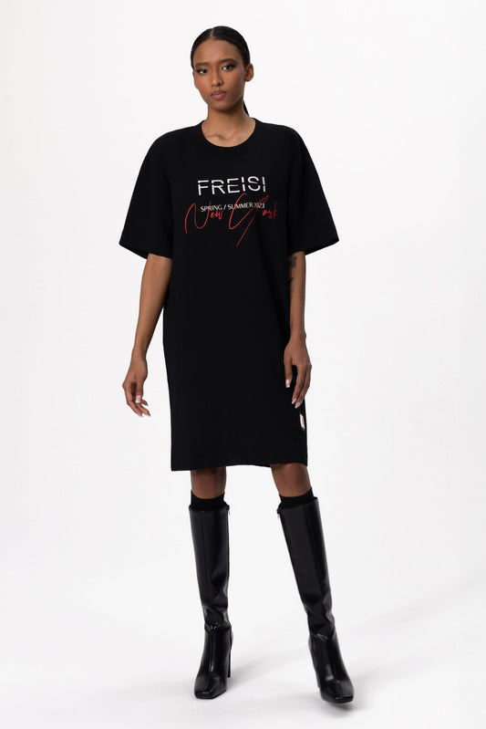Experience the perfect blend of comfort and style with Freisi Relaxed Dress
