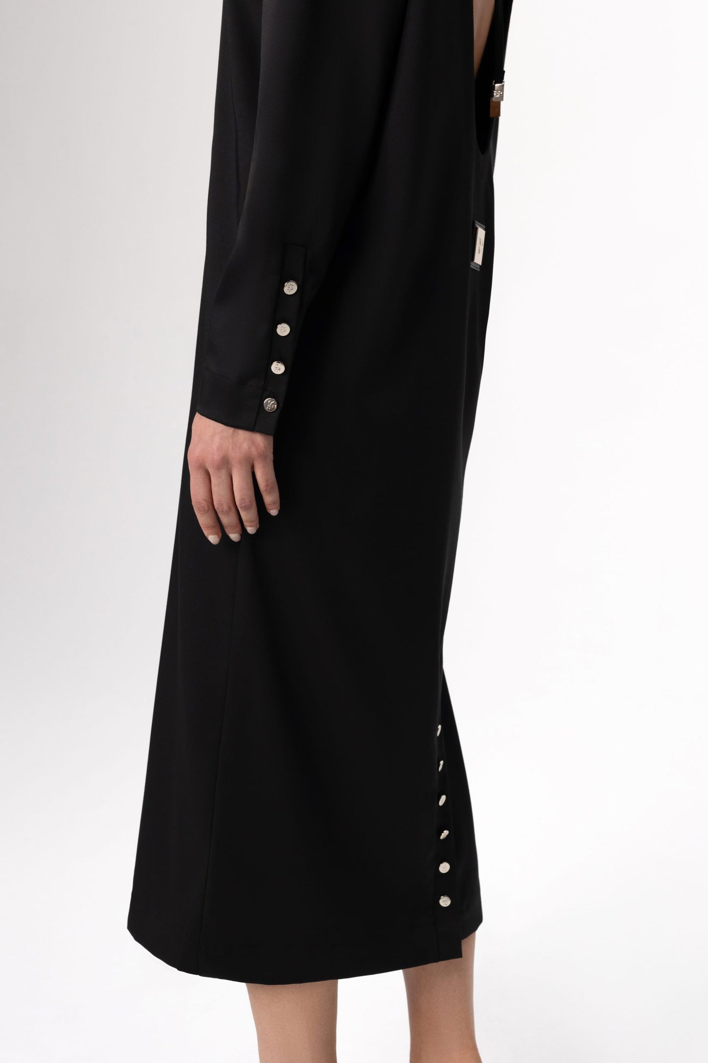 Indulge in the epitome of sophistication with our Elegant Open-Back 