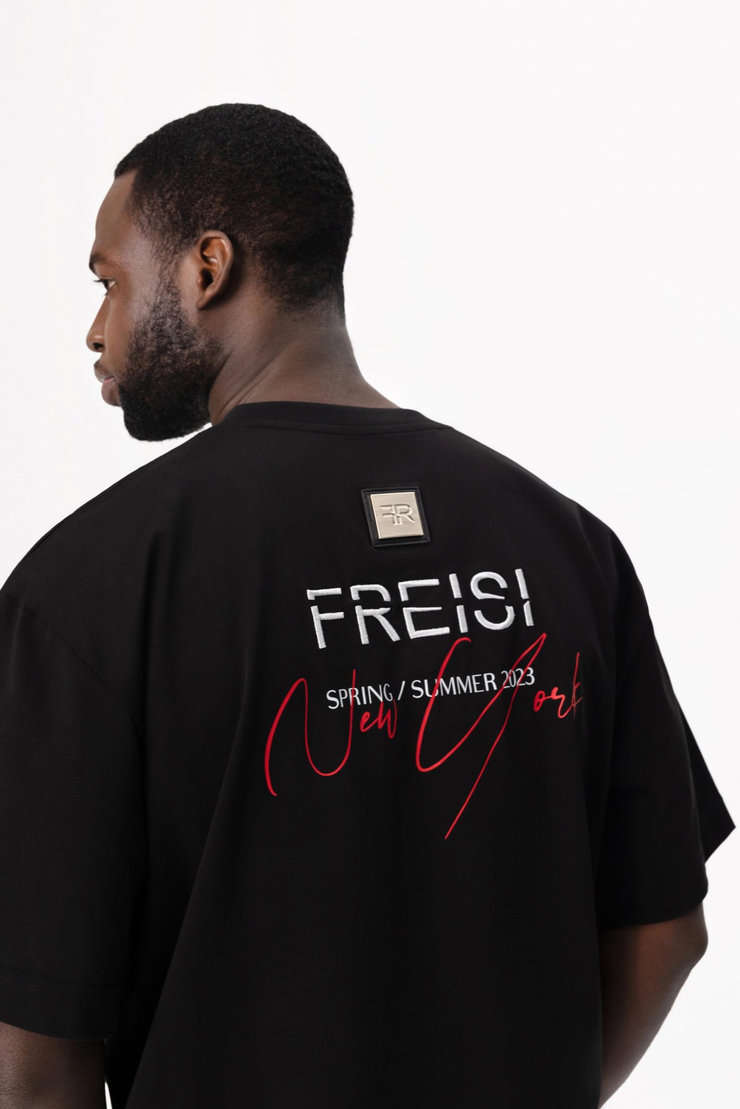  close to the embroidered FREISI logo