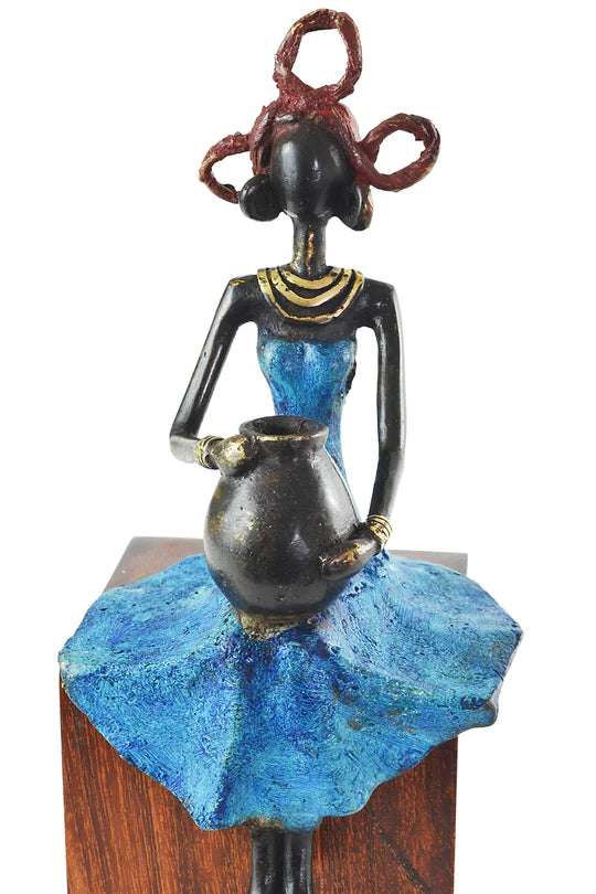Harmony Burkina Bronze Sculpture