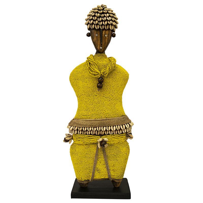 Beaded Namji Doll 02 Yellow-0