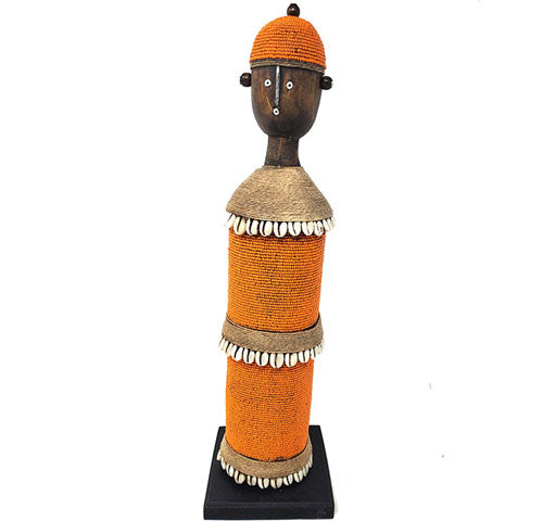 Beaded Namji Doll 53 Orange-0