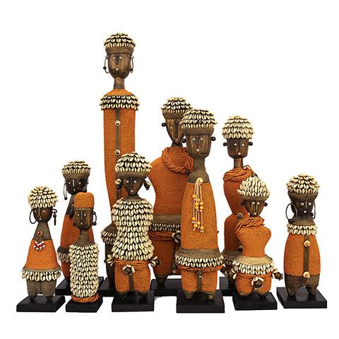 Beaded Namji Doll Orange Family 01-0
