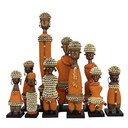 Beaded Namji Doll Orange Family 01-0