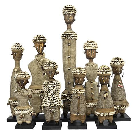 Beaded Namji Doll Silver Family 01-0