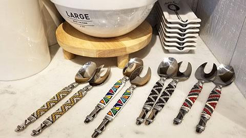 Beaded Salad Set - 04-1