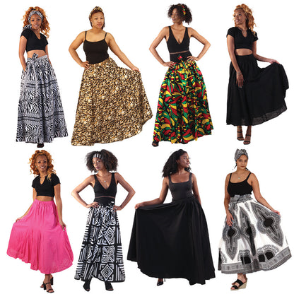 Set Of 8 African Inspired Skirts
