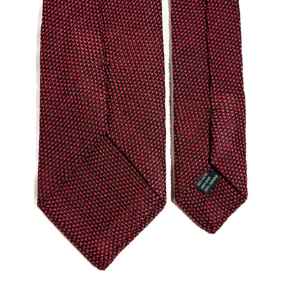 Brick Red Silk Grenadine Tie (Garza Fina)-2