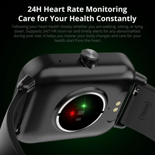 Voice Calling Smart Watch Screen Health Monitor (Black)-1