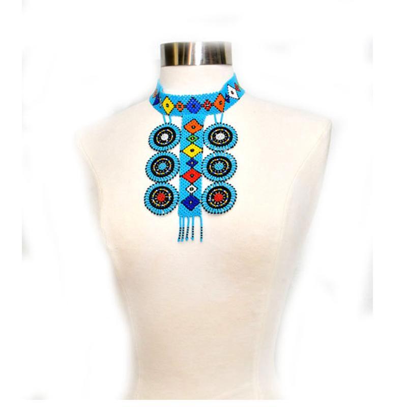 Chi Short Beaded Necklace 04 | Handmade in Tanzania-0