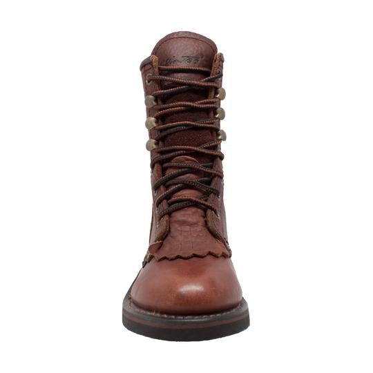 Children's Chestnut Packer Leather Boots-4