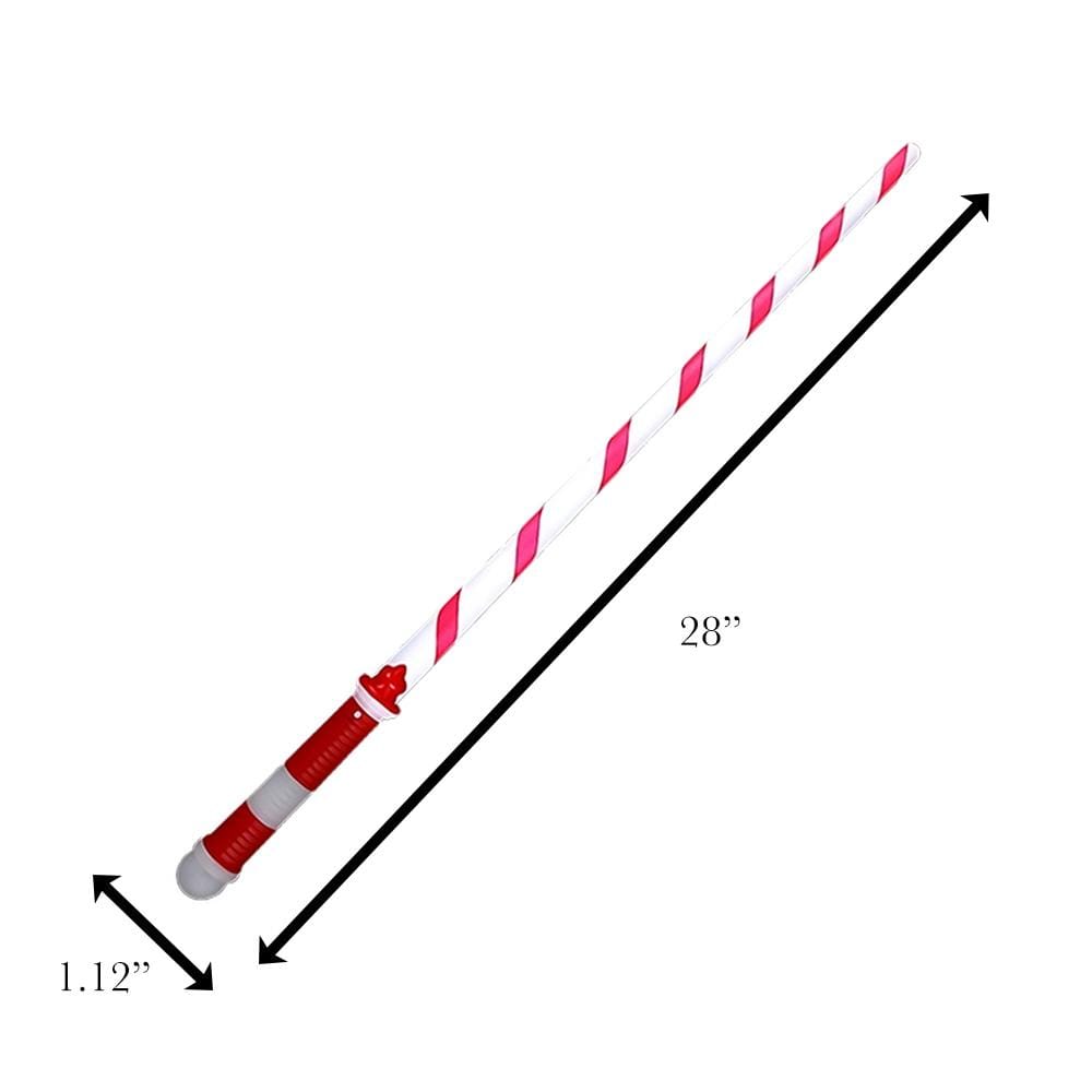 Flashing Candy Cane Christmas Sword-2