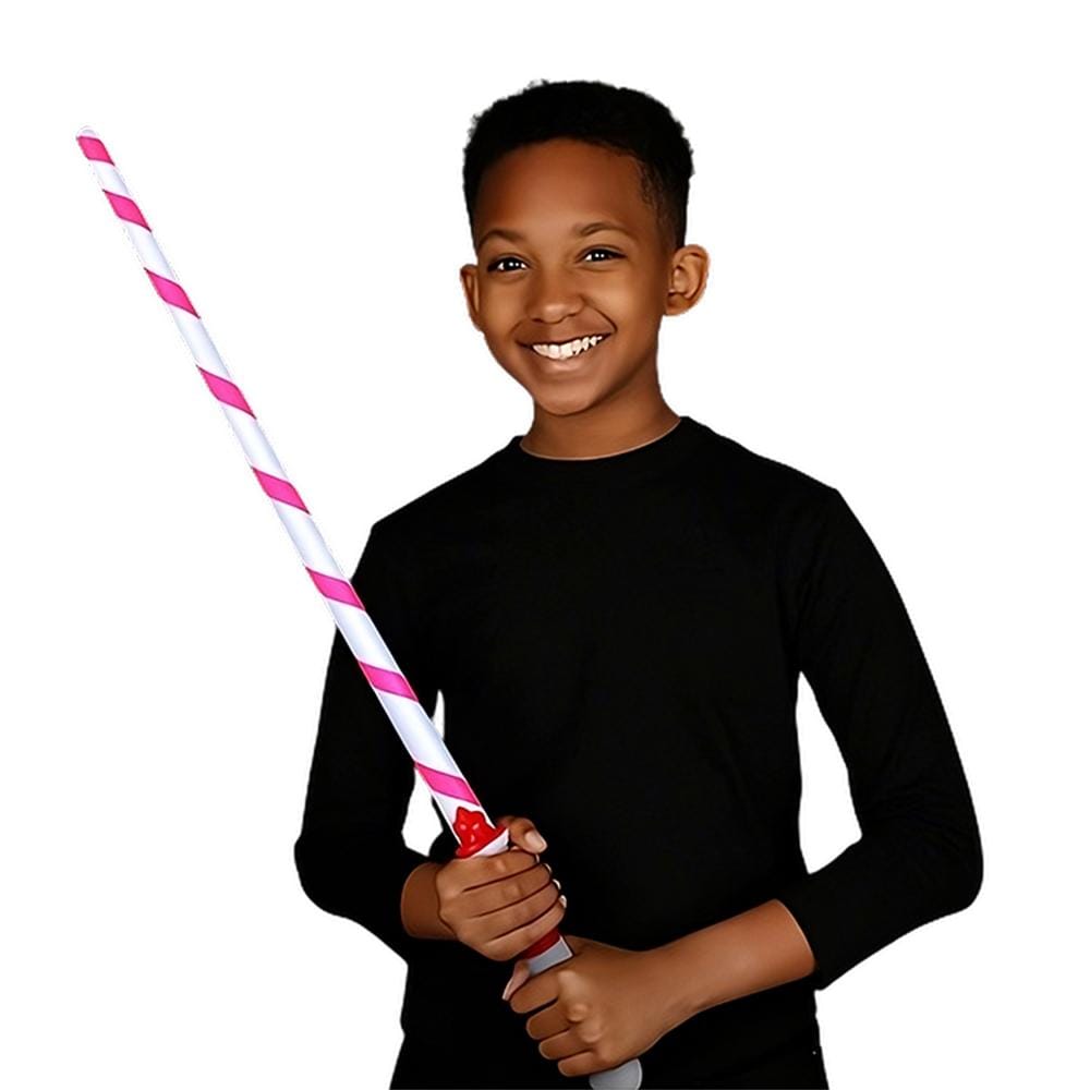 Flashing Candy Cane Christmas Sword-0