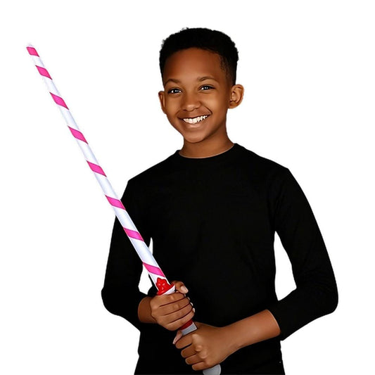 Flashing Candy Cane Christmas Sword-0