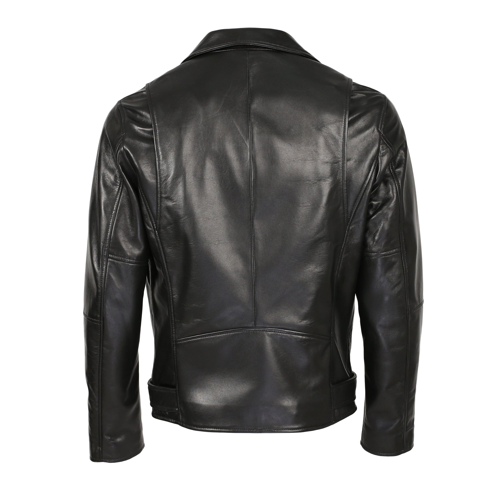 Classico Men's New Zealand Leather Motorcycle Jacket-2