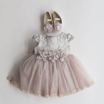 Leana Baby Formal Dress & Shoes-2