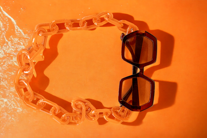 GlamorGon Oversized Shades Brown-0