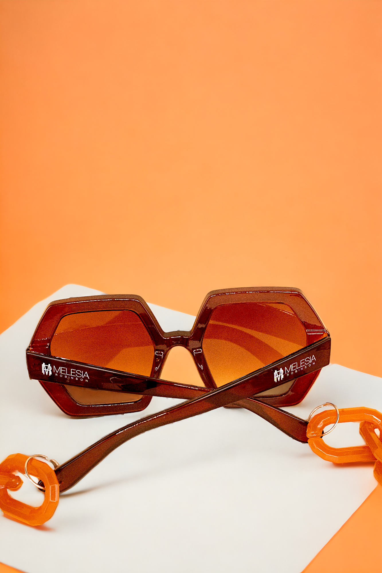 GlamorGon Oversized Shades Brown-2