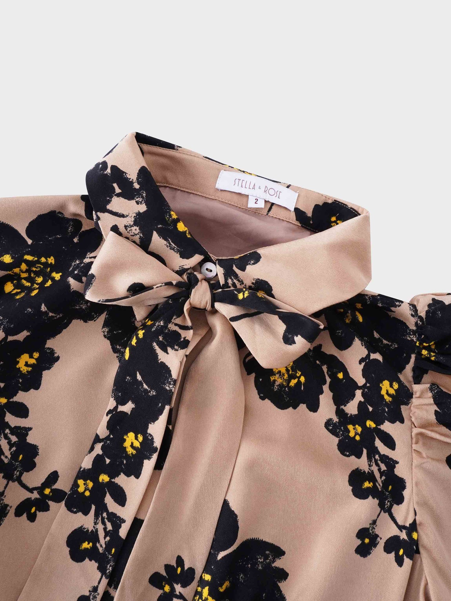 Lily Dress -Сopper Floral-3