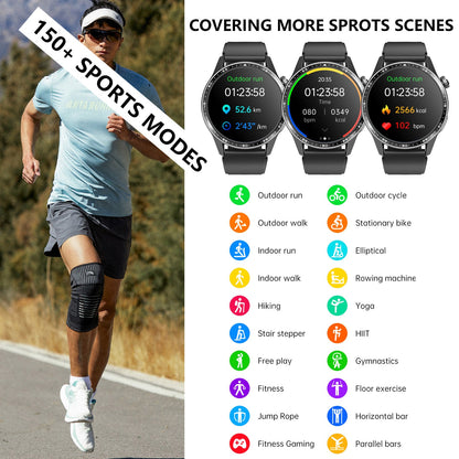 Healthy Blood Oxygen Smart Watch Men ECG+PPG Precise Body Temperature Heart Rate Monitor Smartwatch HRV Blood Pressure Watches-4