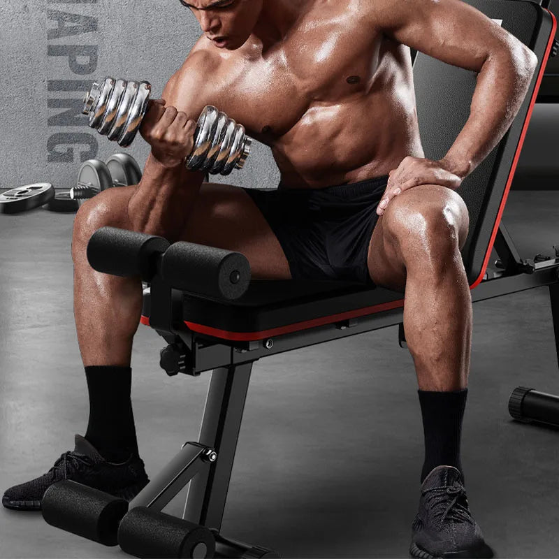 Multifunctional Folding Fitness Bench Stool-2