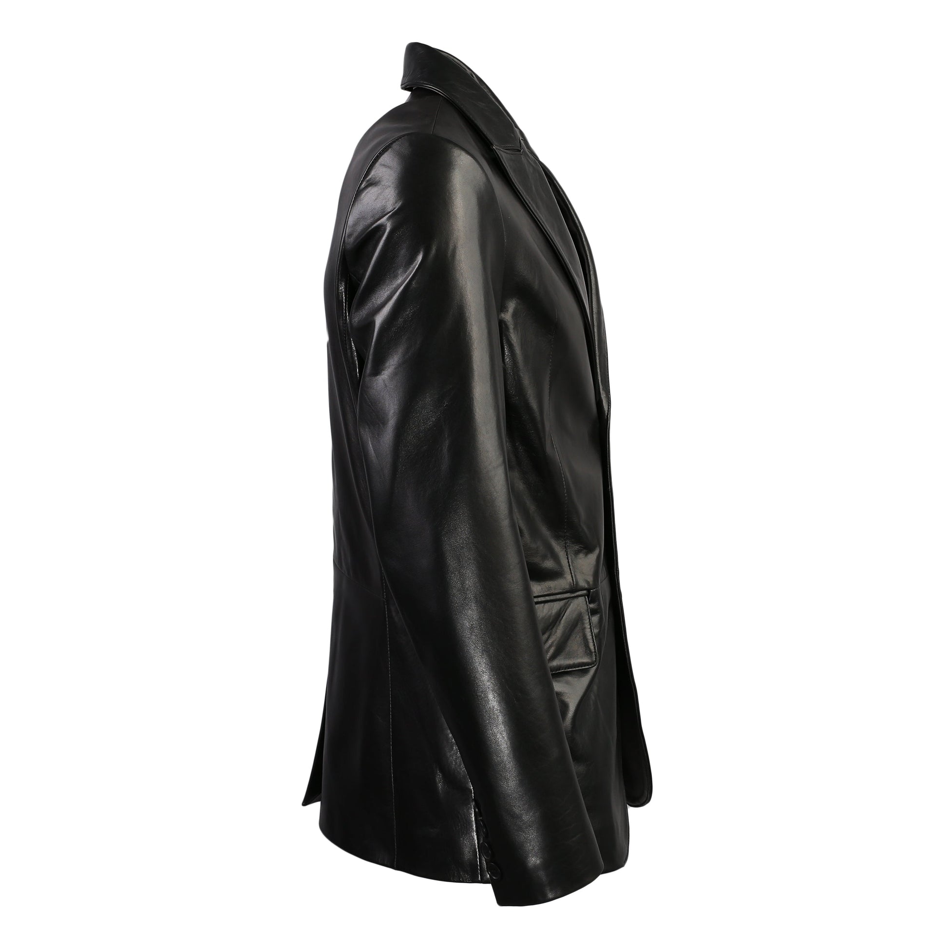 Gerard Mens 2 Button New Zealand Leather Blazer-2