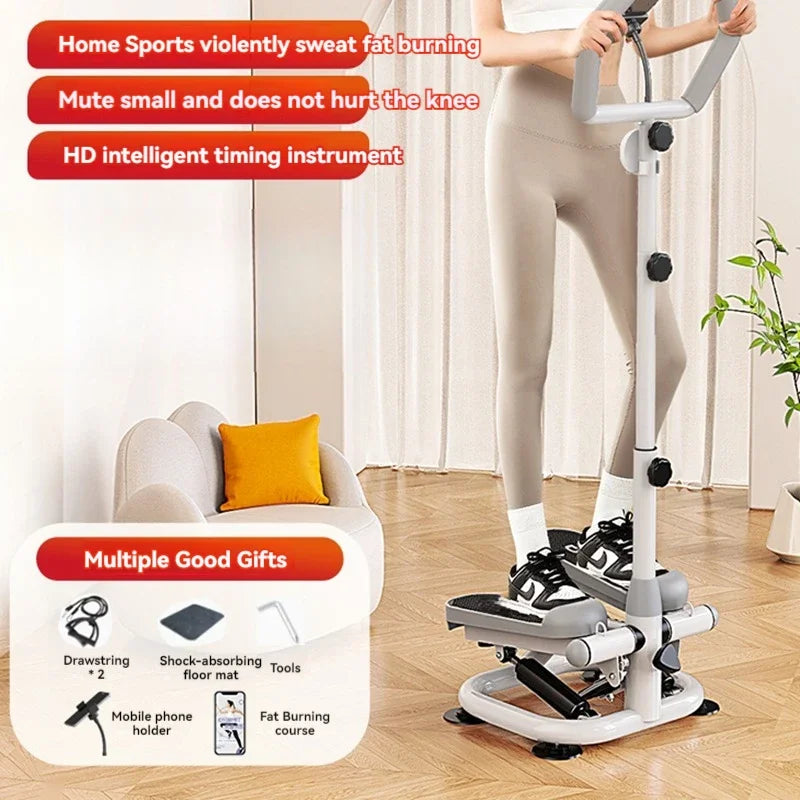 Silent Handrail Stepper for Home Fitness-1