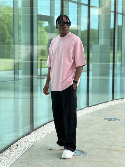 Oversized Pink Tee-2